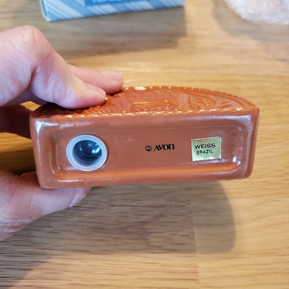 NEW Avon Terra Cotta Salt n Pepper Shakers Cow Rooster Weiss - Picture 8 of 11